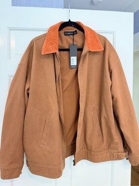 Lioness Women’s Brown Corduroy Collar Barn Jacket